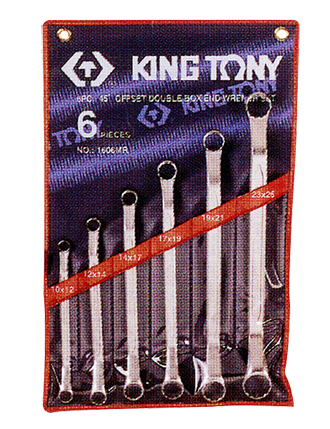 ชุดประแจ แหวน คอ 45 องศา kingtony